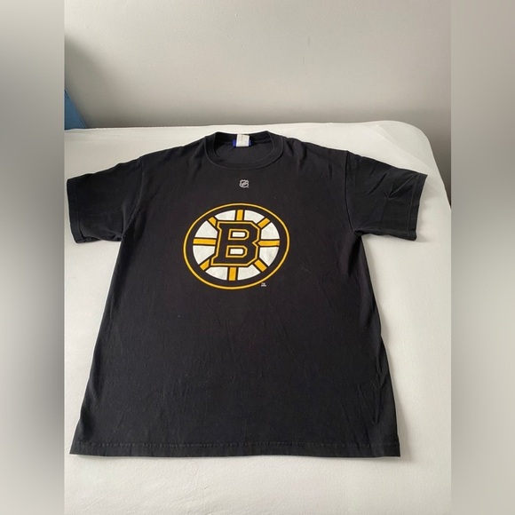 NHL x REEBOK BOSTON BRUINS PHIL KESSEL 81 Black Logo T Shirt in Medium - Picture 4 of 8